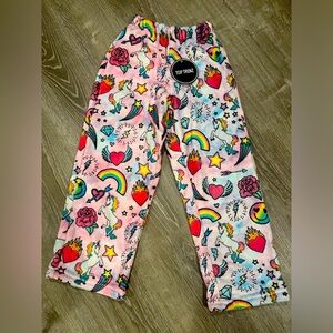 Top trenz 6x fuzzy pj pants NWT